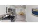 Eat-in kitchen with modern appliances and a clear view to the dining area at 926 N Dearborn St, Indianapolis, IN 46201