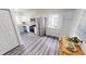 Kitchen with stainless steel appliances, white cabinetry, and modern countertops at 926 N Dearborn St, Indianapolis, IN 46201