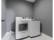 Laundry room featuring a modern washer and dryer set at 953 Harrison St, Indianapolis, IN 46202