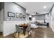 Cozy dining area and living room with stylish decor and inviting ambiance at 953 Harrison St, Indianapolis, IN 46202