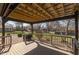 Enjoy the outdoors from this lovely, covered back porch with views of the expansive backyard at 1002 Corey Ln, Plainfield, IN 46168