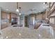 Spacious kitchen with granite countertops, stainless steel appliances and wood cabinets at 1021 Hudson Bay Dr, Greenwood, IN 46142