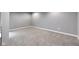 Basement with gray carpet flooring and light gray painted walls at 11124 Deer Valley Dr, Indianapolis, IN 46229