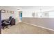 Upstairs hallway space that features office space, carpeted floors, and lots of natural light at 11124 Deer Valley Dr, Indianapolis, IN 46229