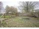 Large backyard with wooden fencing, green grass, and plenty of potential for customization at 1163 Randall Way, Brownsburg, IN 46112