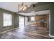 This Kitchen has stainless steel appliances, island and many windows at 1163 Randall Way, Brownsburg, IN 46112