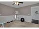 Bedroom with a mirror, weights, and an exercise ball at 1279 Windswept Dr, Greenwood, IN 46143