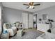 Bedroom featuring a white dresser and a comfortable chair at 1279 Windswept Dr, Greenwood, IN 46143