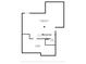 Basement floor plan featuring a large recreation room and storage area at 12988 Fernie Cir, Fishers, IN 46037