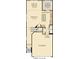 Layout of the first floor featuring the dining room, great room, kitchen, flex room, foyer, Gathering foyer, and garage at 15206 Swallow Falls Way, Fishers, IN 46037