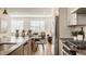 Open-concept kitchen and living area with stainless steel appliances and modern finishes at 1811 Livery Way, Indianapolis, IN 46202