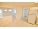 View of the dining area that opens into living room and kitchen at 3925 Oak Harbor Ln, Indianapolis, IN 46237