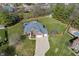Desirable property featuring a fenced in-ground pool, huge backyard and an expansive well-maintained lawn at 4644 S Grassy Ct, New Palestine, IN 46163