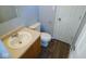 Well-maintained bathroom features a modern vanity and fixtures, offering comfort and convenience for everyday use at 5523 Epperson Ct, Indianapolis, IN 46221