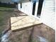 Wooden patio at the back of the home, perfect for outdoor relaxation at 5523 Epperson Ct, Indianapolis, IN 46221