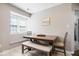 Cozy dining area with natural light, a perfect spot for enjoying meals at 7454 Harbour Isle # 158, Indianapolis, IN 46240