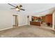 Spacious living room that overlooks kitchen and dining areas at 7974 N 500 W, McCordsville, IN 46055