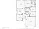 Detailed floor plan of the house layout, highlighting room dimensions and overall flow at 8660 Benjamin Ln, Avon, IN 46123