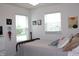 Inviting bedroom with natural light, a comfortable bed, and tasteful decor creating a peaceful and relaxing atmosphere at 981 Redwood Dr, Franklin, IN 46131