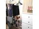 Well-organized closet featuring shelving, hanging storage, and shoe rack at 981 Redwood Dr, Franklin, IN 46131