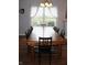Well-lit dining room featuring a large table and chairs, perfect for Gathering gatherings at 981 Redwood Dr, Franklin, IN 46131