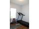 Dedicated exercise room equipped with a treadmill and weights at 981 Redwood Dr, Franklin, IN 46131