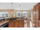 Beautiful kitchen with granite countertops open to dining area, perfect for Gathering gatherings at 9877 Wading Crane Ave, Fishers, IN 46055
