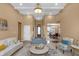 Inviting living room showcasing elegant decor, stylish furnishings, and an open floor plan at 9877 Wading Crane Ave, Fishers, IN 46055
