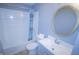 Bathroom featuring a tub and shower combination and a single vanity at 10321 Starview Dr, Indianapolis, IN 46229