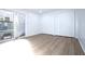 Bright bedroom with sliding glass door, and double closet at 10321 Starview Dr, Indianapolis, IN 46229