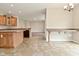 Open kitchen featuring a center island and dining space at 11188 Giddings Pl, Noblesville, IN 46060