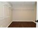 Walk-in closet featuring built-in shelving for organized storage at 11188 Giddings Pl, Noblesville, IN 46060