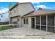 Spacious wooden deck with access to the screened-in porch at 11247 Reflection Point Dr, Fishers, IN 46037