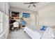Spacious bedroom with desk, a TV, and ample display space at 14747 Harvest Glen S Blvd, Fishers, IN 46037
