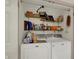 Bright laundry closet with full sized washer and dryer at 1716 Teakwood Ct, Lafayette, IN 47905