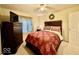 Cozy bedroom with a plush bed and warm lighting at 2143 Sunderland Dr, Martinsville, IN 46151