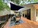 Inviting outdoor deck with table and chairs, perfect for relaxing and enjoying an outdoor dining area at 2143 Sunderland Dr, Martinsville, IN 46151