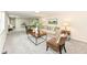 Well-lit living room with plush carpeting, neutral colors, and ample seating at 2420 Goose Creek Rd, Martinsville, IN 46151