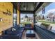 Inviting covered porch with comfortable seating, perfect for relaxing outdoors at 310 W Staat St, Fortville, IN 46040