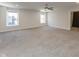 Large open bonus room with plush carpet and ample natural light at 445 W 86Th St, Indianapolis, IN 46260