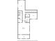 Second floor plan featuring the bedrooms, bathrooms, and loft area at 445 W 86Th St, Indianapolis, IN 46260