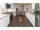Modern kitchen with stainless steel appliances, granite countertops, and an open concept layout at 445 W 86Th St, Indianapolis, IN 46260