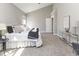 Spacious main bedroom features a vaulted ceiling and plush carpet at 445 W 86Th St, Indianapolis, IN 46260