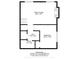 Layout showing the Gathering room, bedroom, bathroom, and hall with specific dimensions at 4921 Cottonwood N Ct, Columbus, IN 47203
