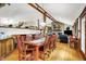 Elegant dining room with hardwood floors and natural light, perfect for Gathering gatherings and special occasions at 5571 Poff Rd, Martinsville, IN 46151