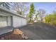 Attached two-car garage with a large driveway and beautiful landscaping, adding curb appeal at 601 Terrace Lake Dr, Columbus, IN 47201