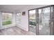 The sun room offers views of the lake, creating a serene spot to unwind and connect with nature at 601 Terrace Lake Dr, Columbus, IN 47201