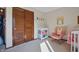 Cozy Bedroom with closet, changing station, and rocking chair, perfect for a baby's room at 6140 Buttonwood Dr, Noblesville, IN 46062