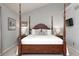 Close up of a primary bedroom featuring a large bed, lamps, and neutral colors at 7002 Oakbay Cir, Noblesville, IN 46062