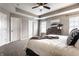 A bedroom view with a plush bed and coordinated decor, creating a calming atmosphere at 8405 Whitaker Valley Blvd, Indianapolis, IN 46237